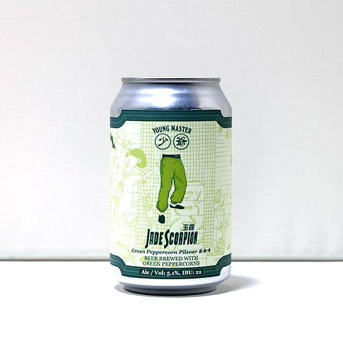 Young Master Jade Scorpion Green Peppercorn Pilsner 6 PACK