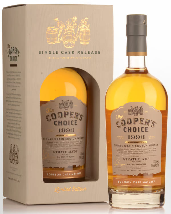 Cooper's choice Strathclyde Single Grain 28YO 700ML