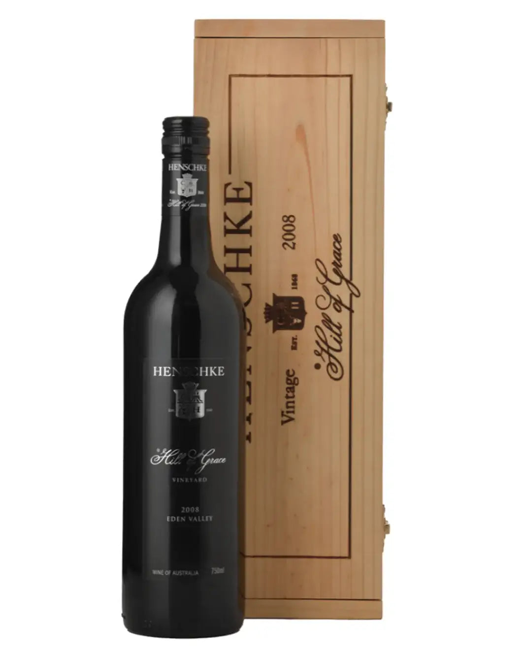 2008 Henschke Hill of Grace Shiraz 750ml Original Wooden Box - Craft Republic Liquor