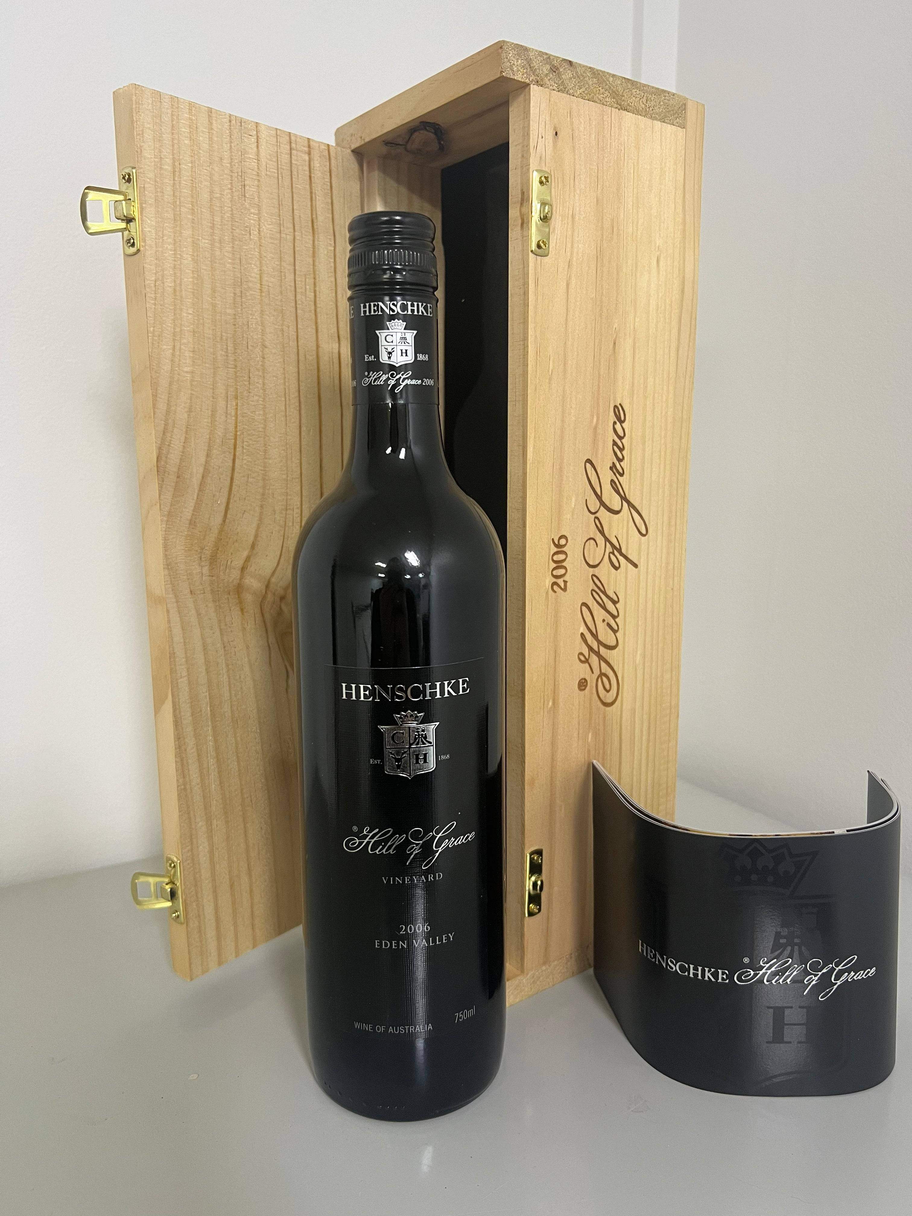 2006 Henschke Hill of Grace Shiraz 750ml Original Wooden Box - Craft Republic Liquor