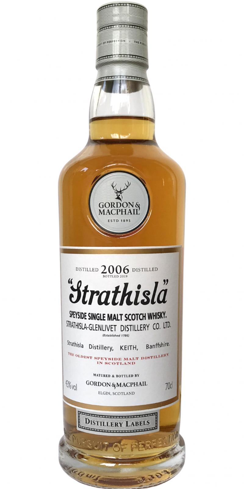 2006 Gordon & Macphail Distillery Labels Strathisla