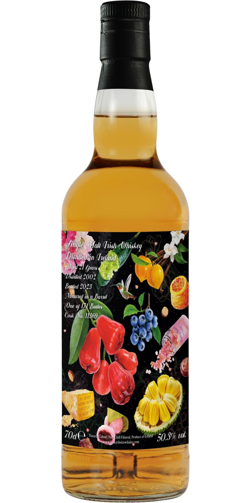 Irish Single Malt Whisky 2002 21yo 50.3% by Lucky Choice 700ml