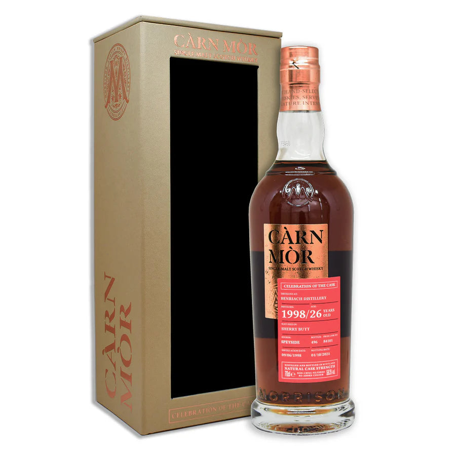 Benriach 1998/26 year old Carn Mor Celebration of the Cask Scotch Whisky