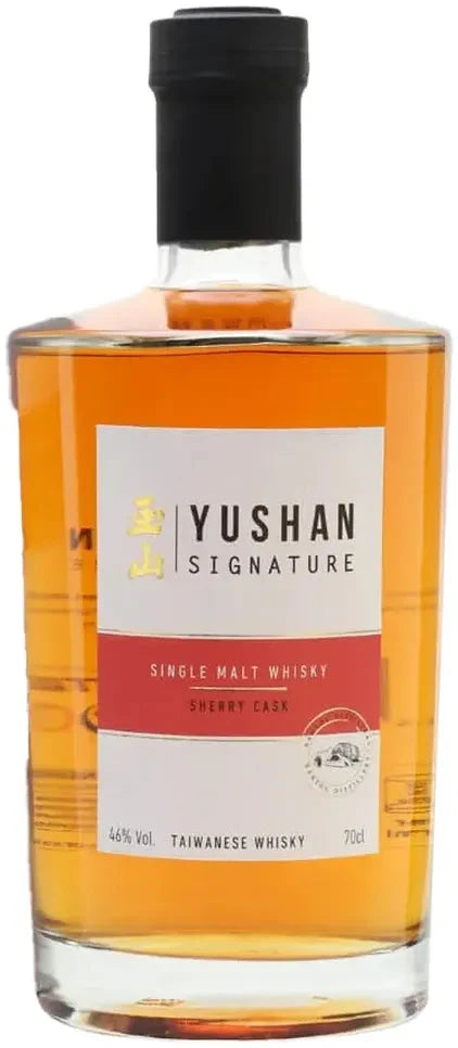 YUSHAN IMPORT SIGNATURE SHERRY CASK SINGLE MALT TAIWANESE WHISKY 46% 700ML