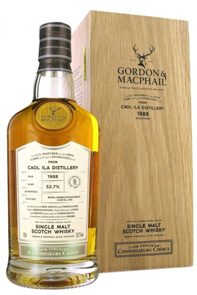 Gordon & MacPhail, Connoisseurs Choice, Caol Ila 1988 (32YO) 52.7% ABV