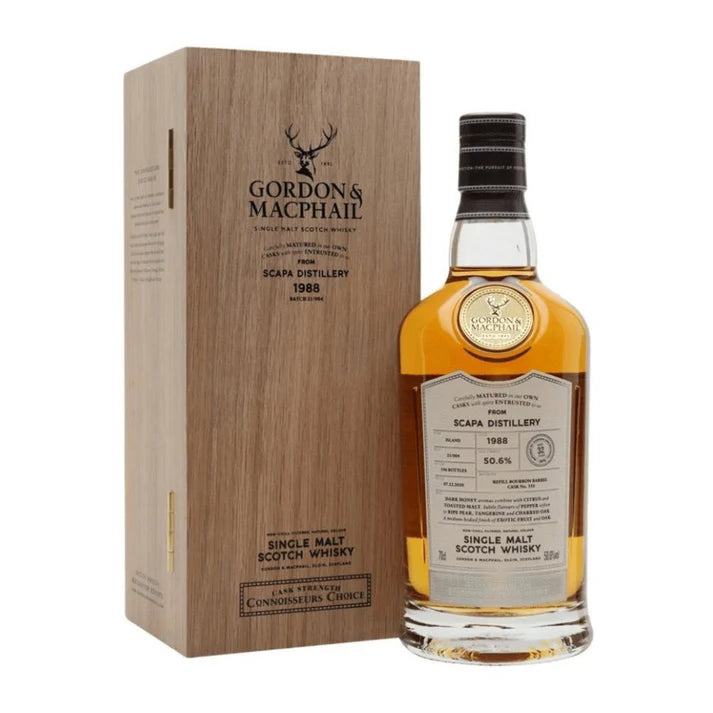 1988 Gordon & Macphail Connoisseurs Choice Scapa 32 Year Old Cask Strength Single Malt Scotch Whisky