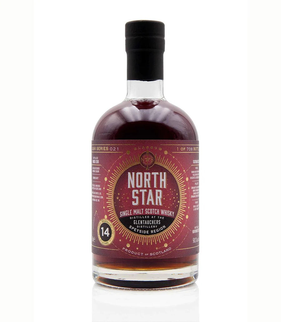 NORTH STAR GLENTAUCHERS 14.Y.O. Single Malt Whisky 700ml