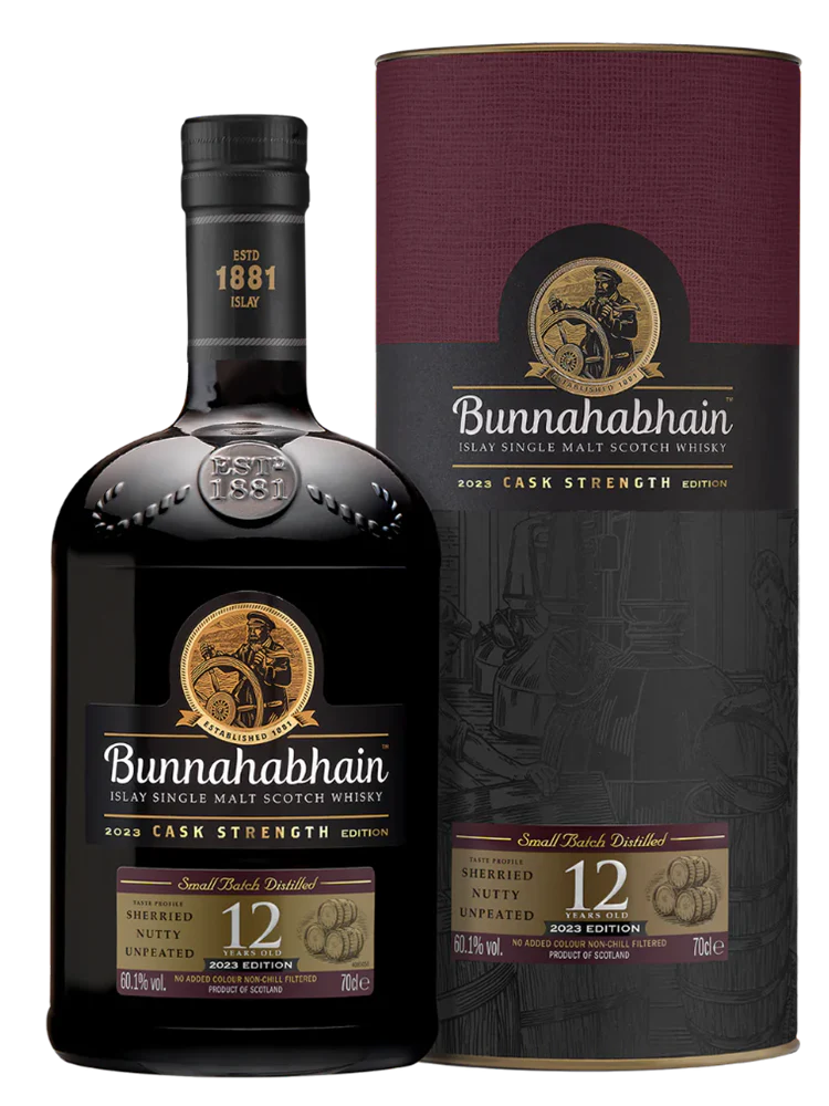 Bunnahabhain 12 Year Old Cask Strength 2023 Single Malt 700ml