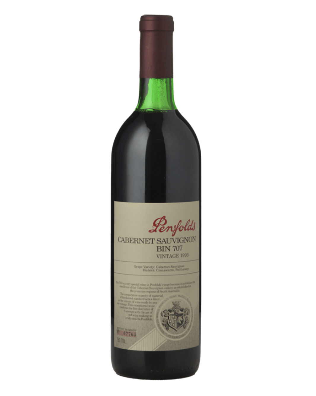 1993 Penfolds Bin 707 Cabernet Sauvignon 750ml