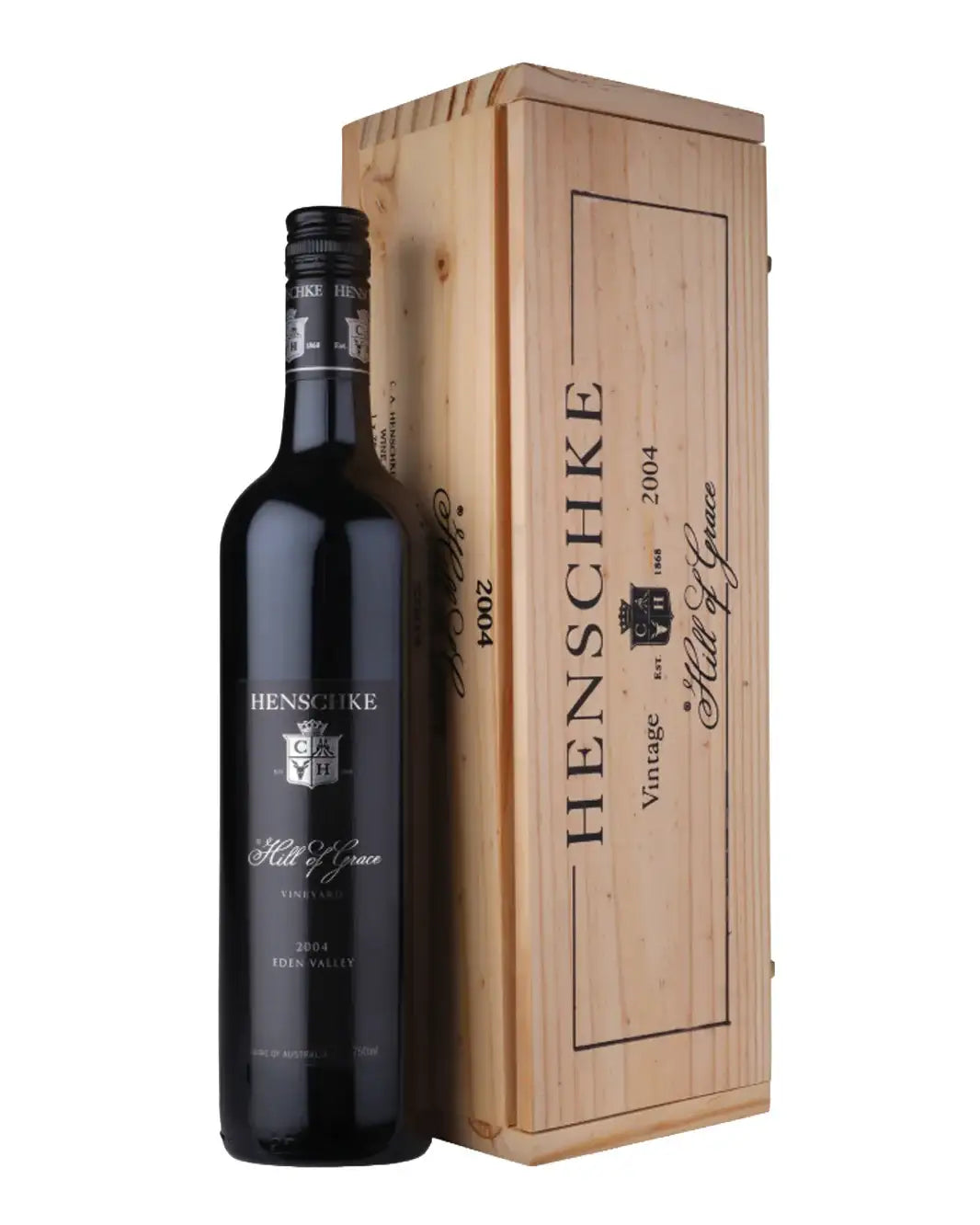 2004 Henschke Hill of Grace Shiraz 750ml Original Wooden Box - Craft Republic Liquor