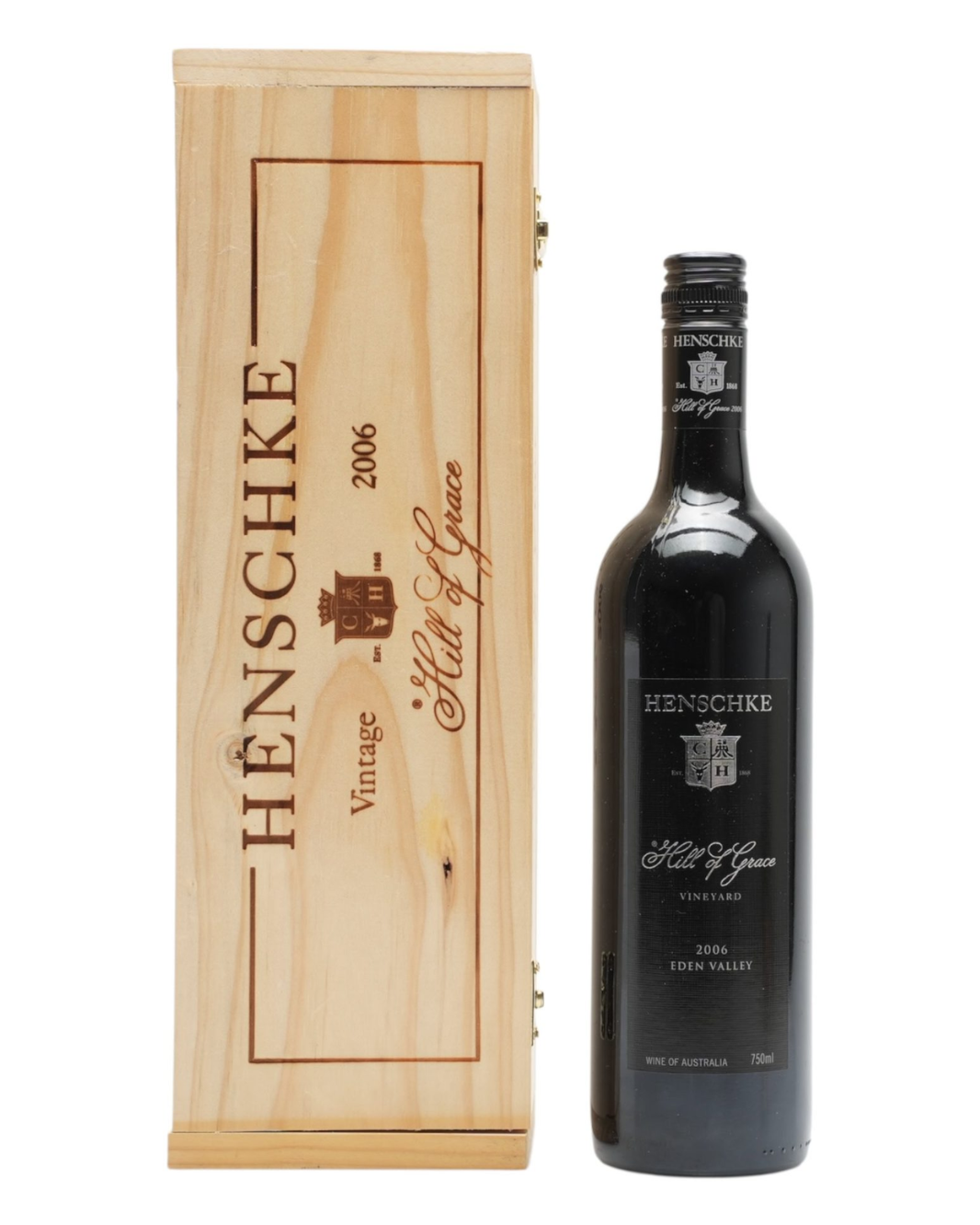 2006 Henschke Hill of Grace Shiraz 750ml Original Wooden Box