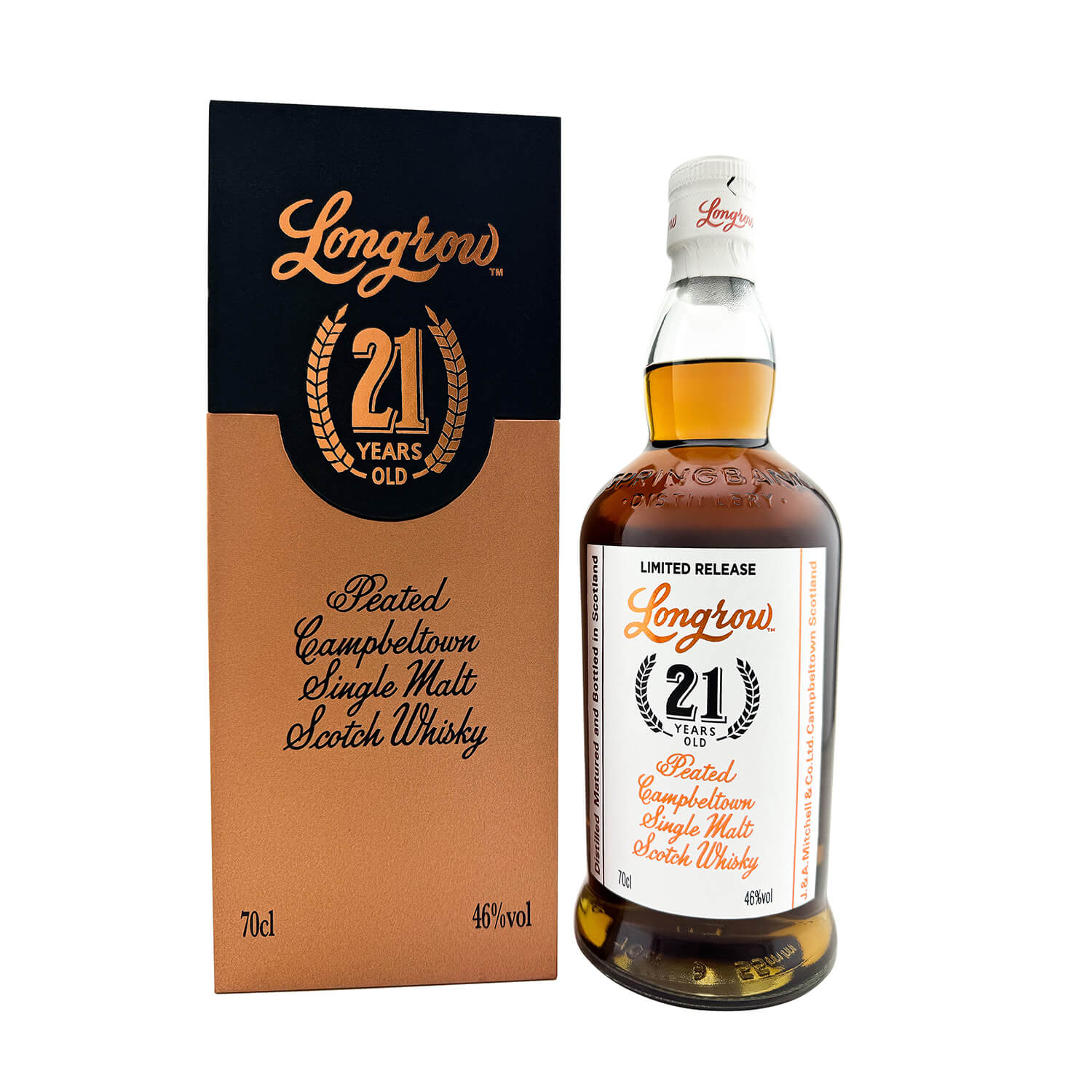 Longrow 21 Year Old Single Malt Scotch Whisky