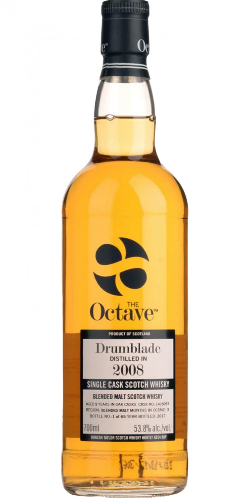 2008 Duncan Taylor The Octave Drumblade 9 Year Old Cask Strength