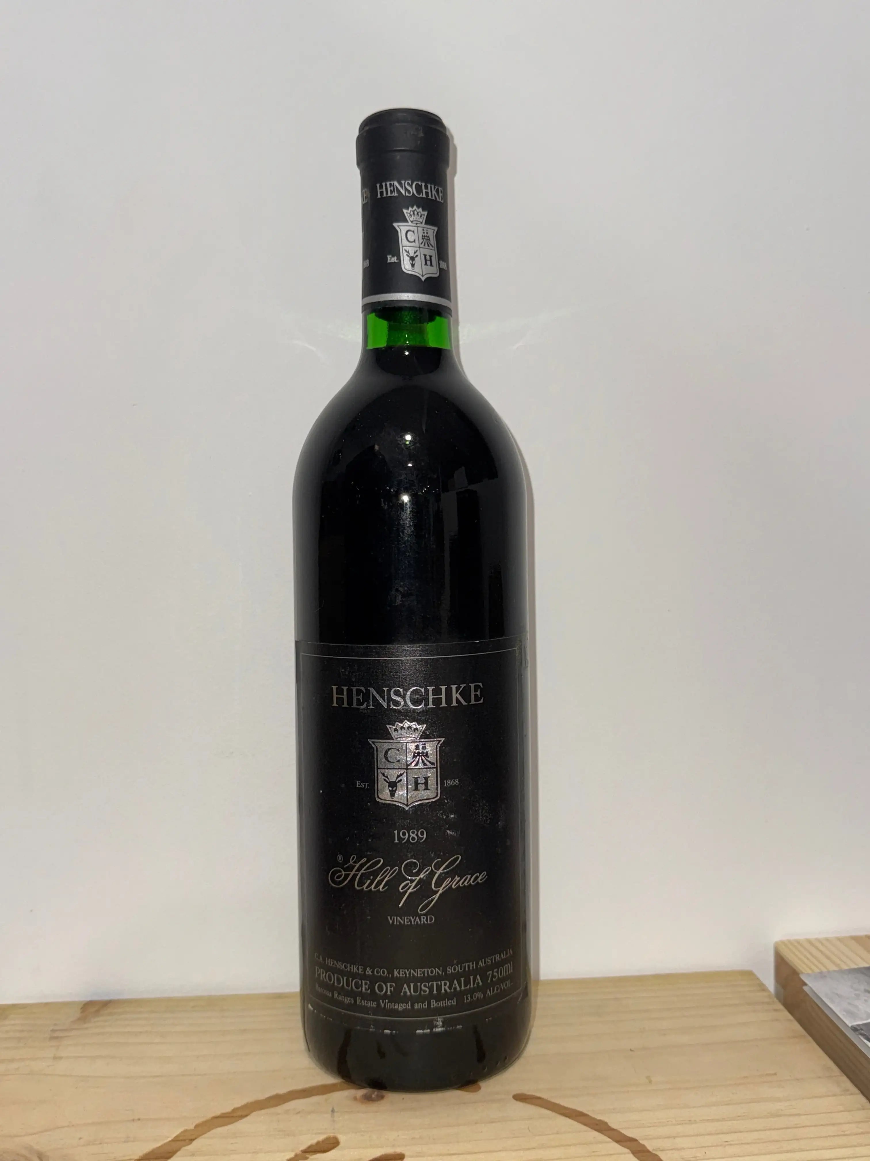 1989 Henschke Hill Of Grace Shiraz 750ml - Craft Republic Liquor