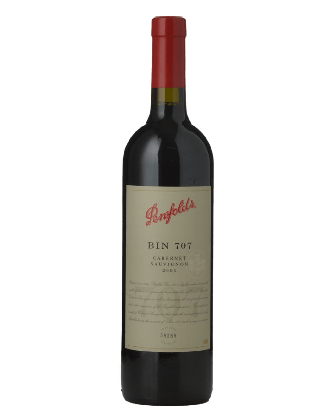 2004 Penfolds Bin 707 Cabernet Sauvignon 750ml