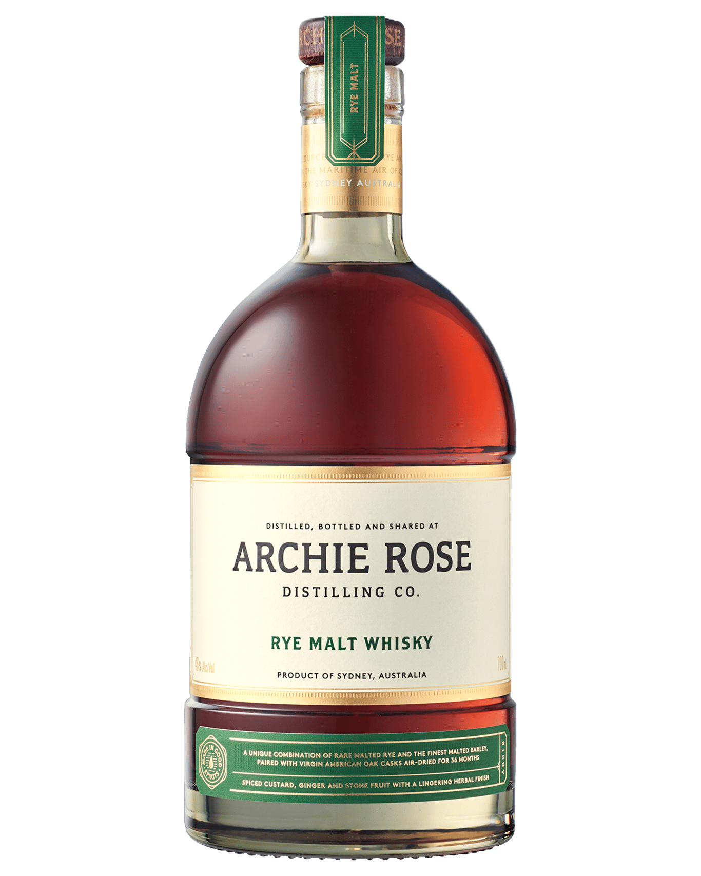 ARCHIE ROSE RYE WHISKY 700ML