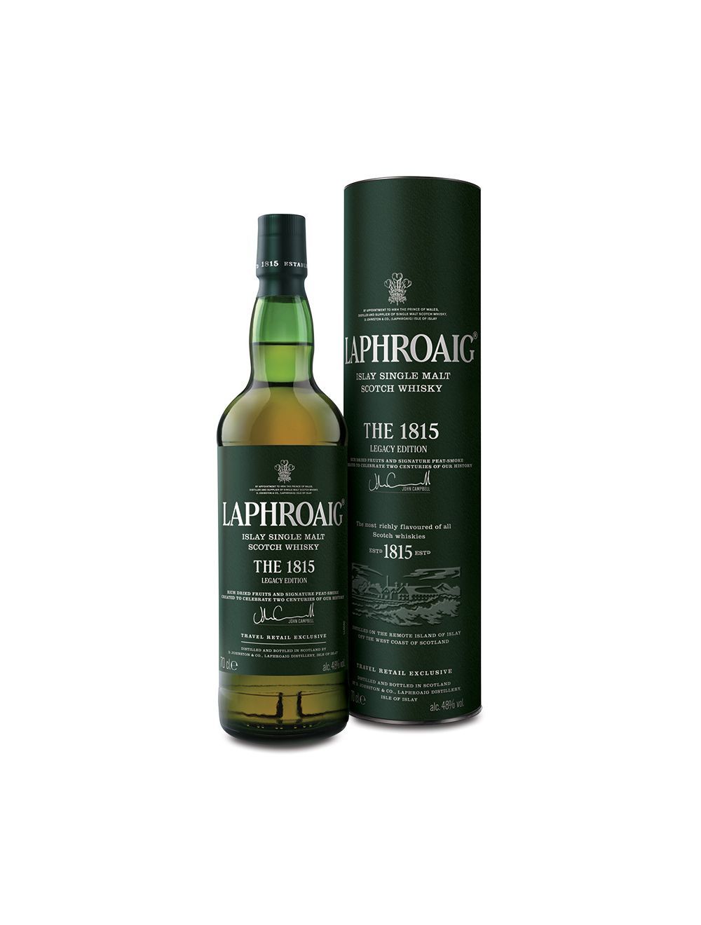 LAPHROAIG THE 1815 LEGACY SINGLE MALT SCOTCH WHISKY 700ml