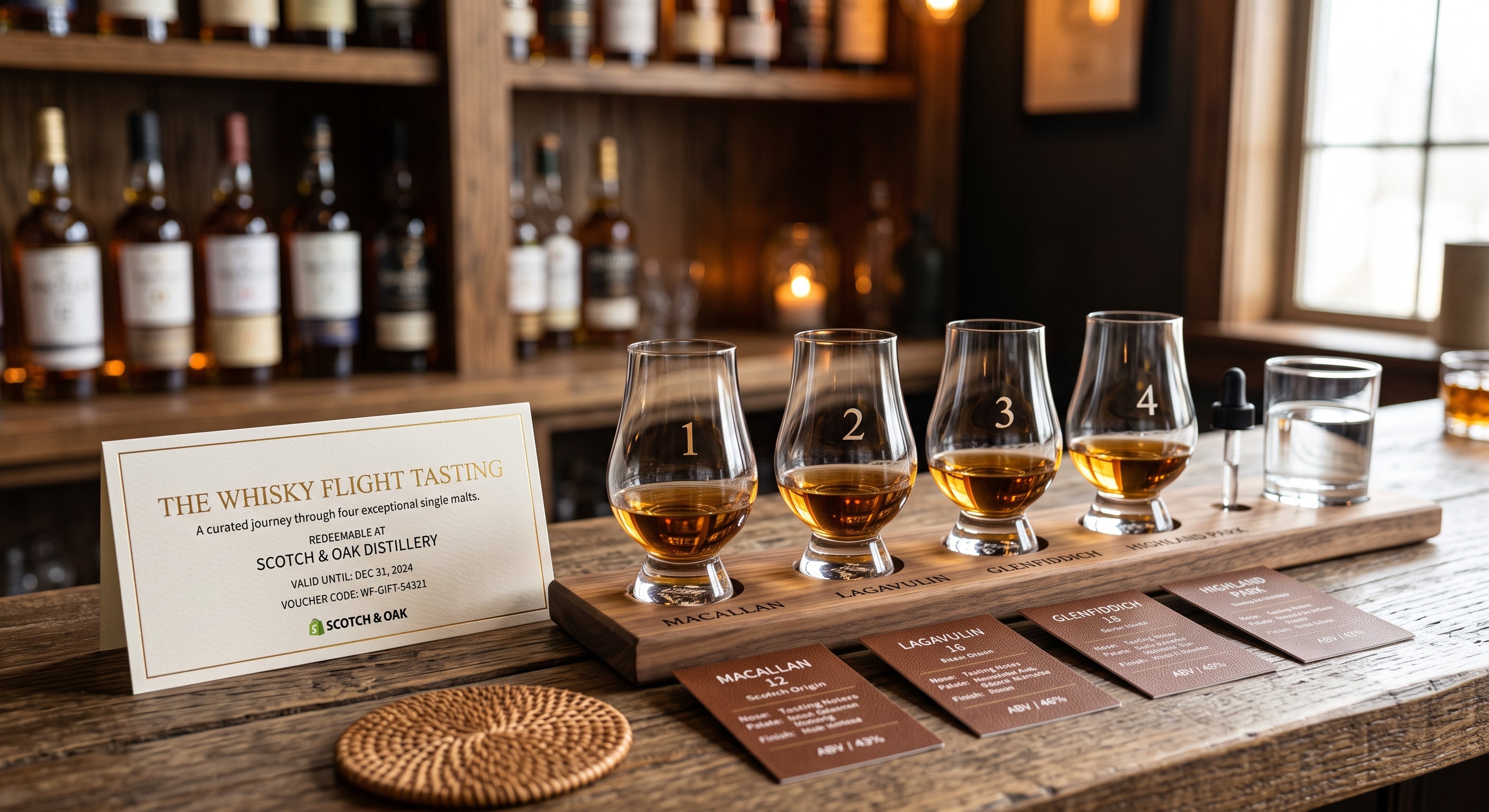 Whisky flight at Highett / Arden