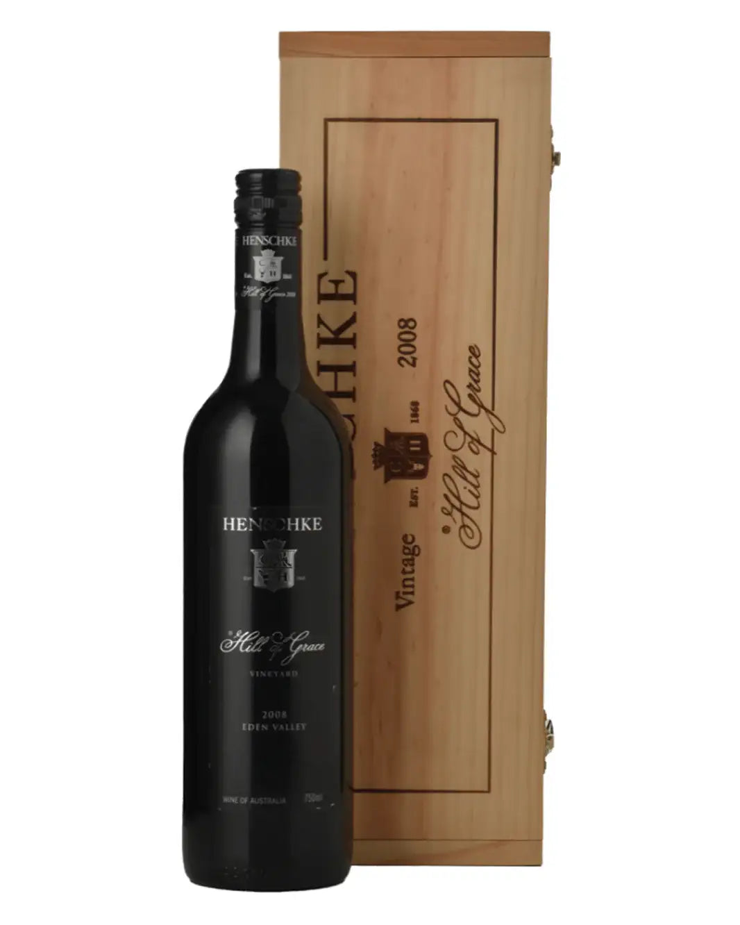 2008 Henschke Hill of Grace Shiraz 750ml Original Wooden Box - Craft Republic Liquor