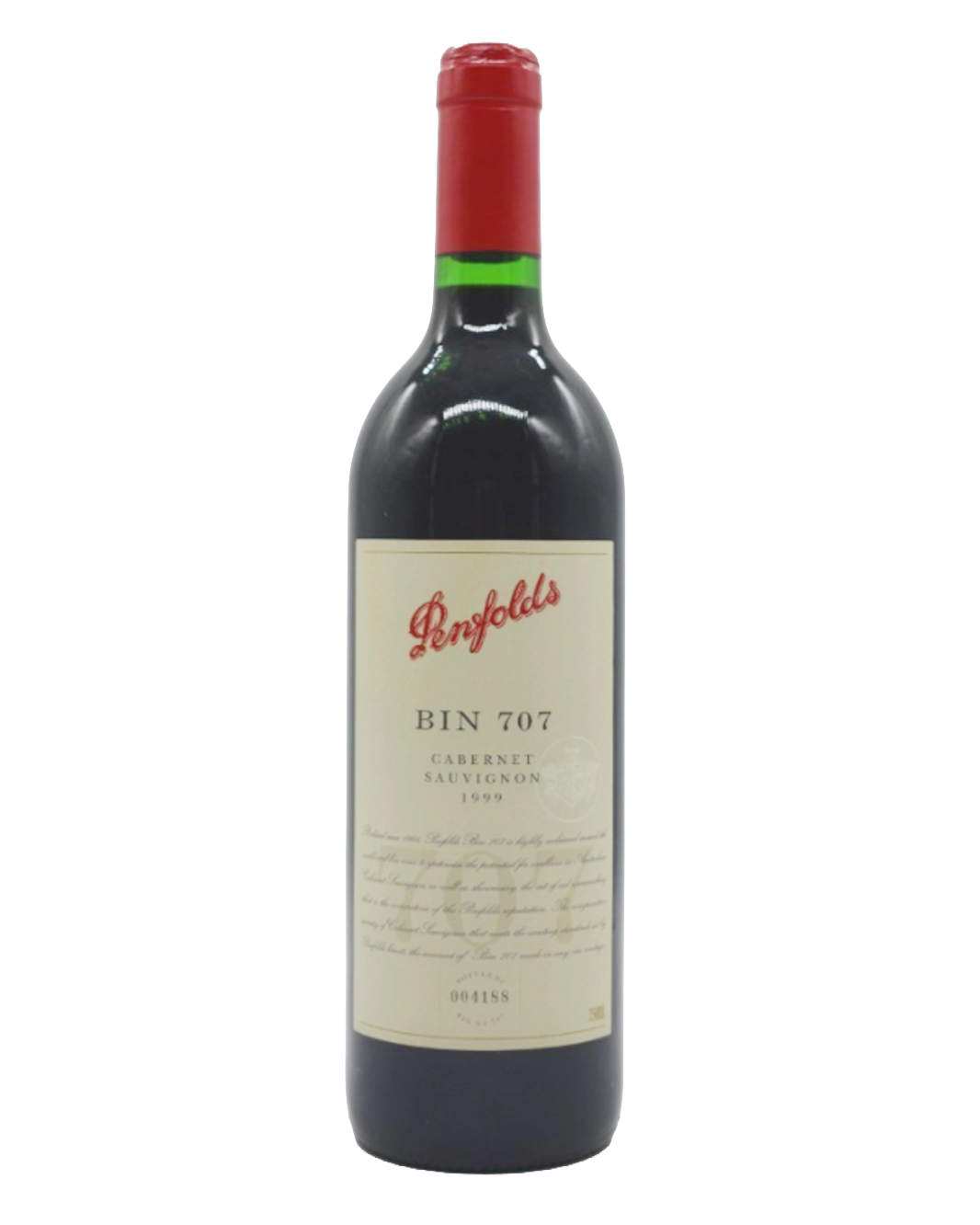 1999 Penfolds Bin 707 Cabernet Sauvignon 750ml