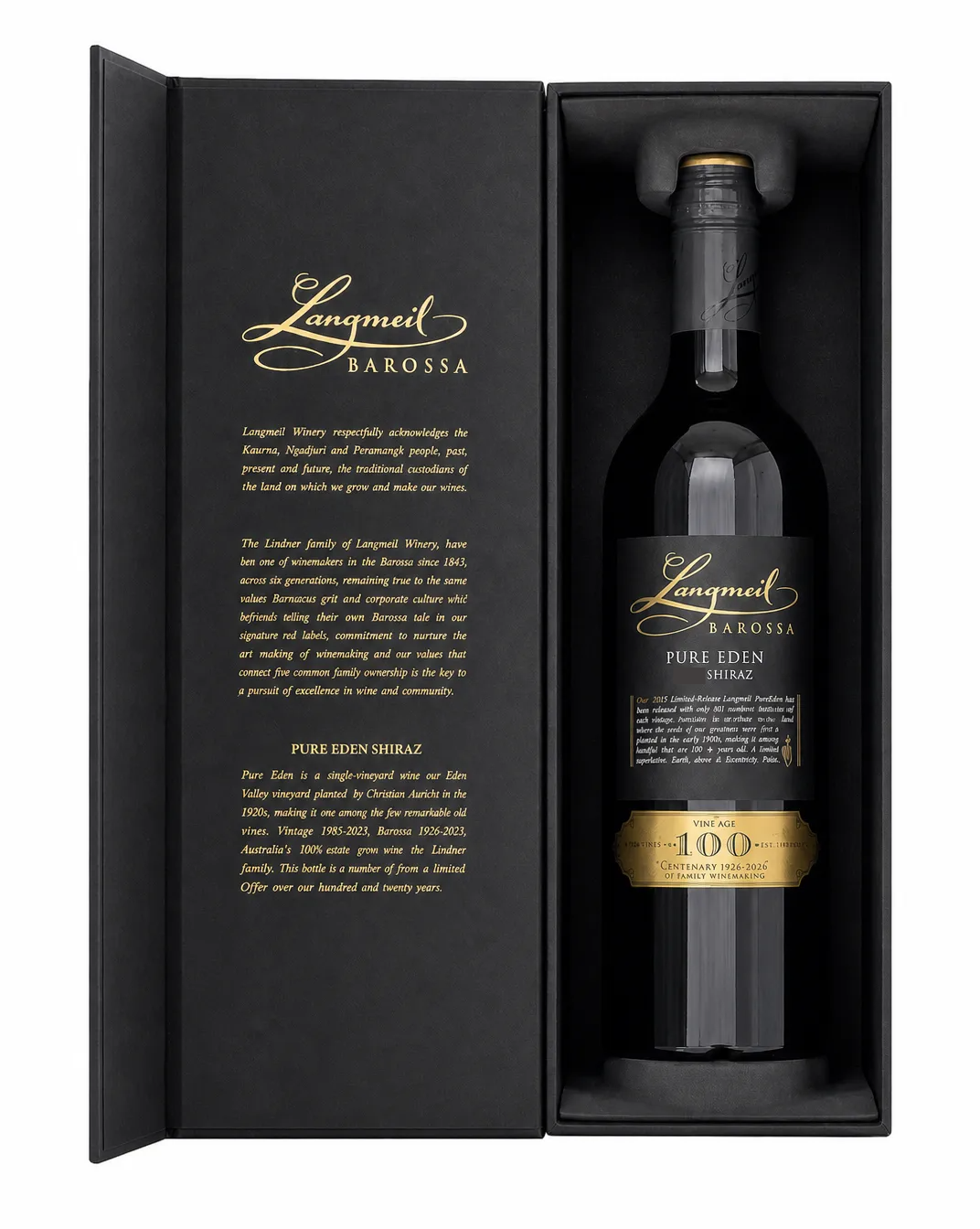 2021 Langmeil Winery 'Pure Eden' Shiraz 750ml Gift Box