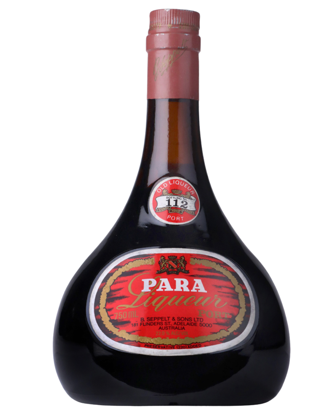 Seppelt Para Liqueur Port No. 112 Old Liqueur Port 750ml