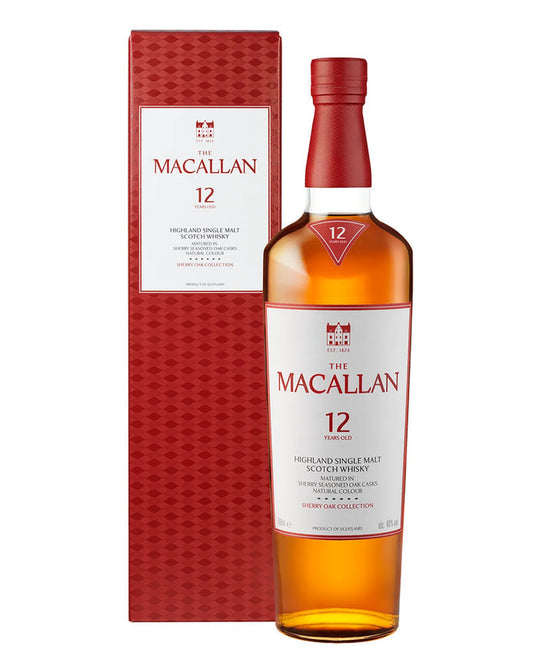 The Macallan 12 Year Old Sherry Oak Cask Single Malt Scotch Whisky 700ml