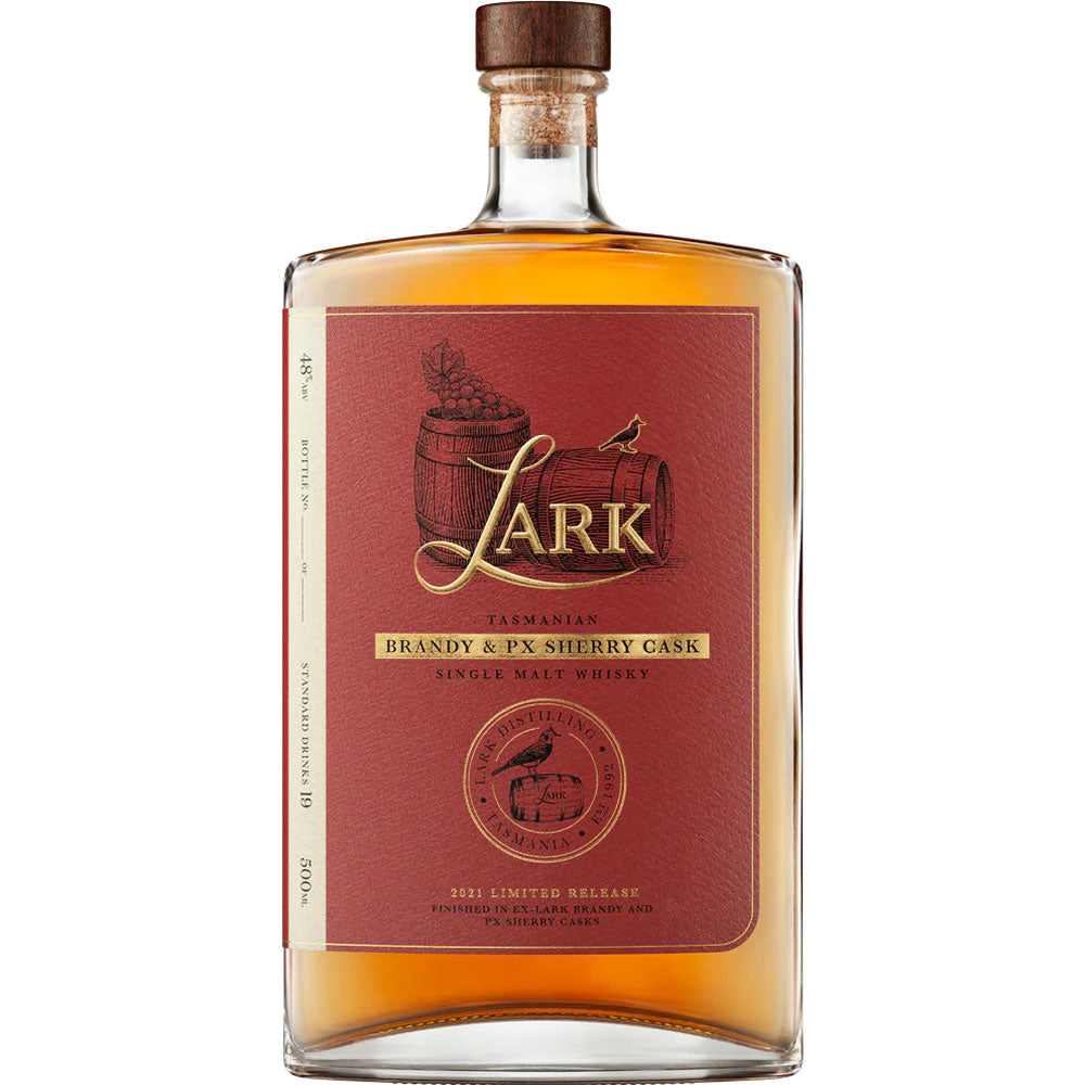 LARK DISTILLING BRANDY & PX SHERRY RELEASE 500ml